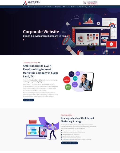 American Best IT LLC Website